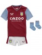 Aston Villa Philippe Coutinho #23 Heimtrikotsatz für Kinder 2022-23 Kurzarm (+ Kurze Hosen)